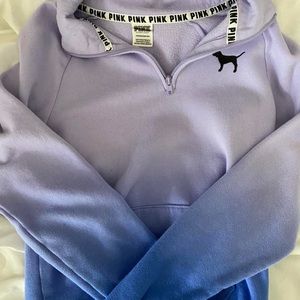 Purple Ombré PINK Victoria Secret Quarter-Zip